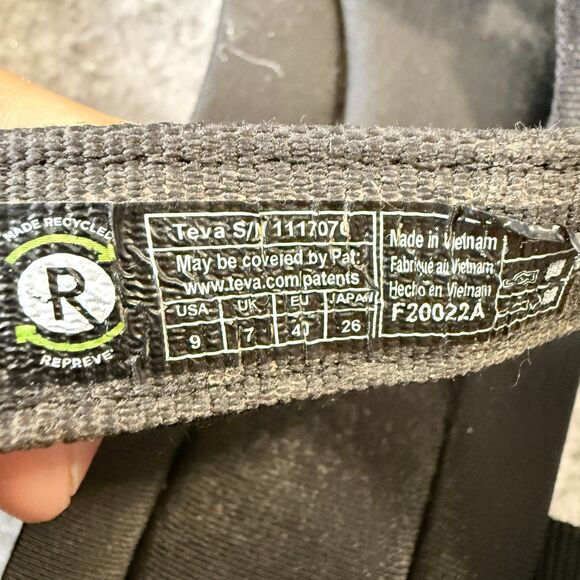 Teva Women's Size 9 Jadito Universal Black Sandals Platforms 1117070.BLK - Picture 7 of 7